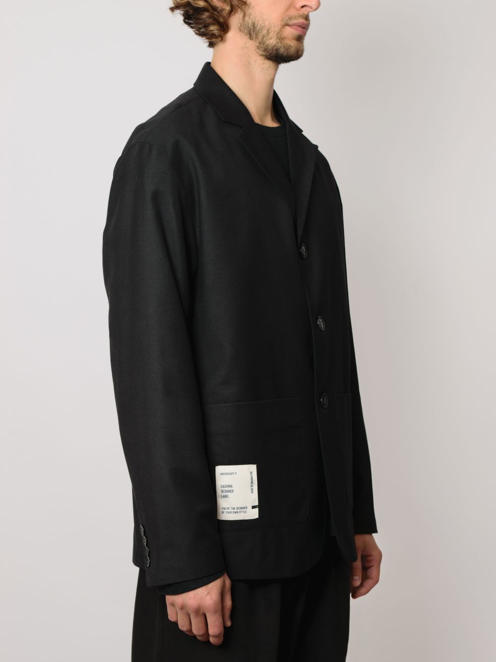 Купить Пиджак Sashina Casual черный Пиджак Sashina Casual черный