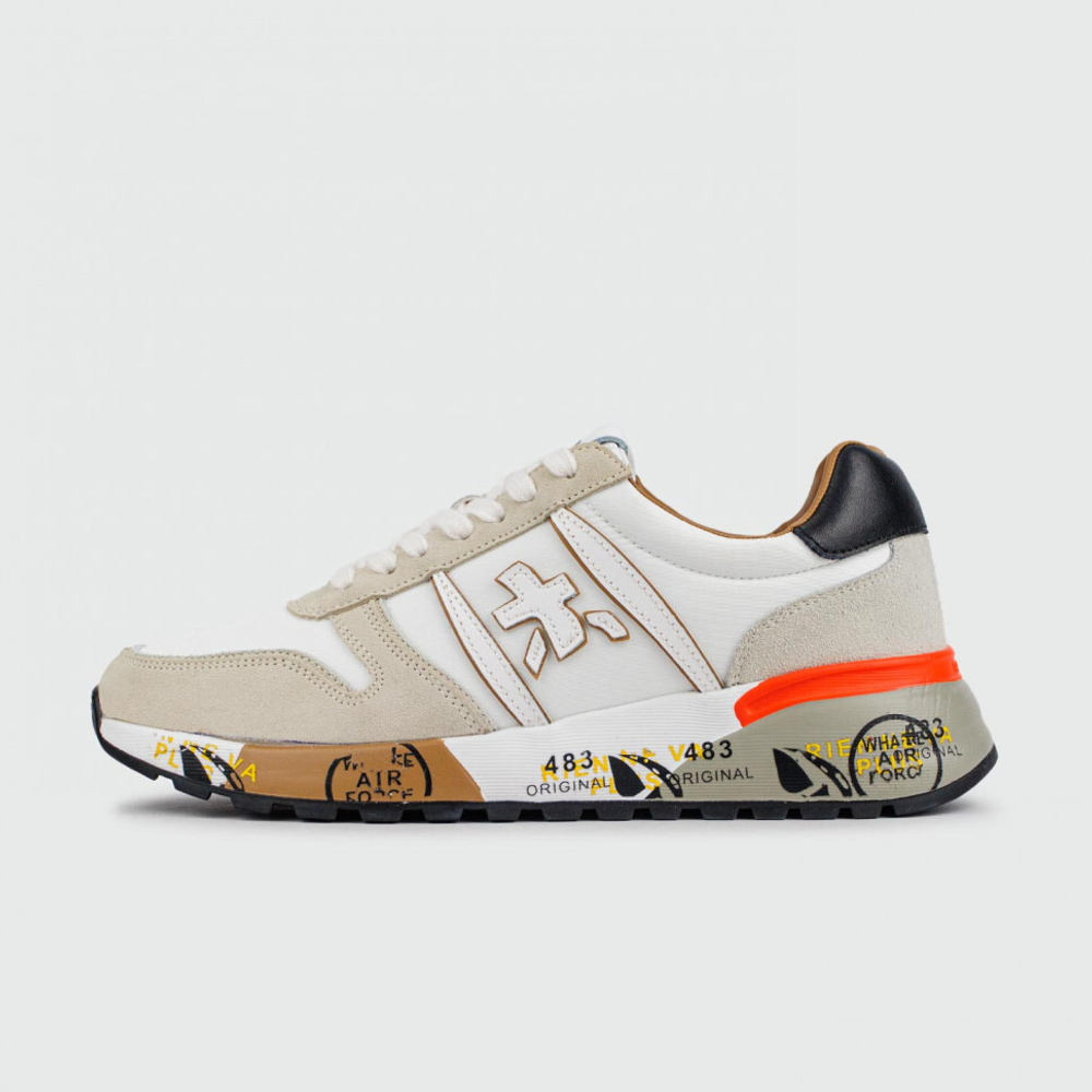 кроссовки Premiata Lander White / Grey