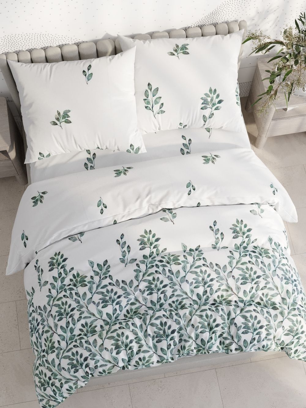 Простынь на резинке Сказка "Оливия" 90х200 см