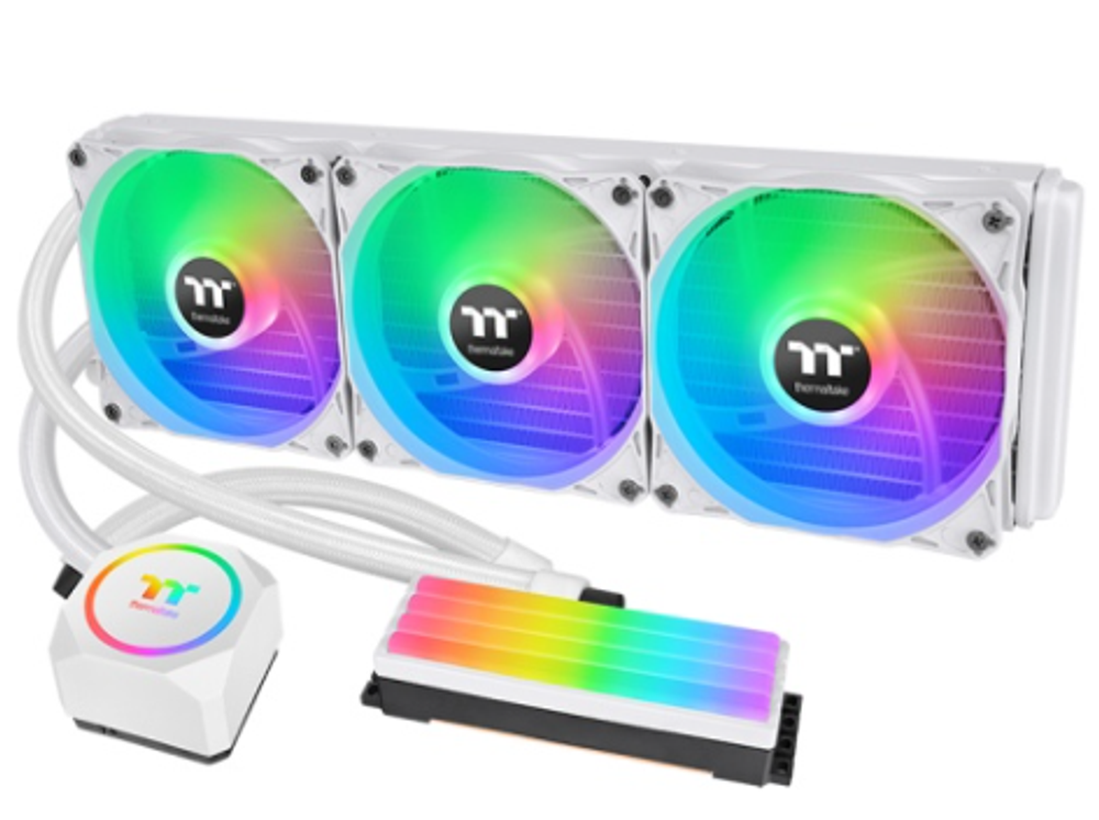 Система охлаждения жидкостная Thermaltake Floe RC360 CPU & Memory AIO Liquid Cooler Snow Edition