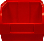 Ящик сплошной 250×150×130 мм, объем 4.88 л., арт.: 5002, красный, код: 10036