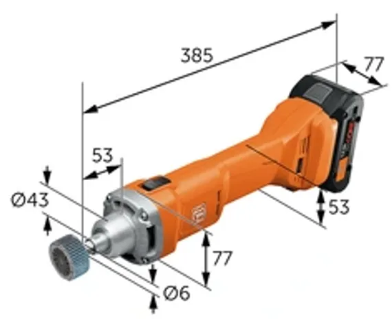 Цанга Fein INOX, 8 мм