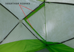 Утепленная зимняя палатка Лотос куб 3 Классик Термо