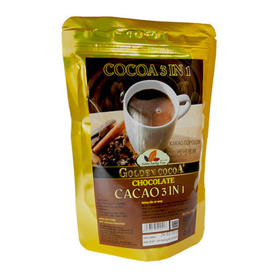 Вьетнамское КАКАО-порошок Golden COCOA 3 в 1 (Hucafood), 500г