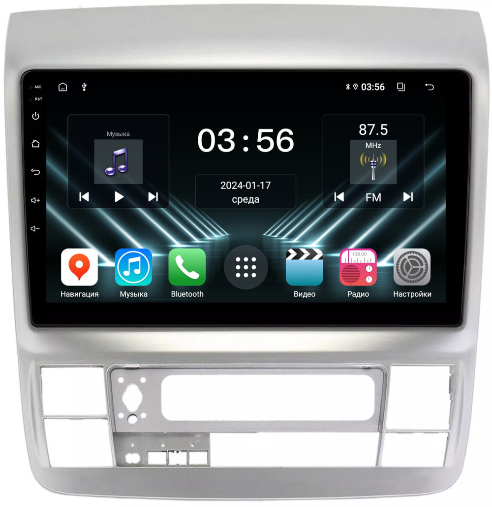 Магнитола для Toyota Alphard 2005-2008 - FarCar DX9-9575 монитор 9" IPS на Android 13, 4+64Гб, CarPlay