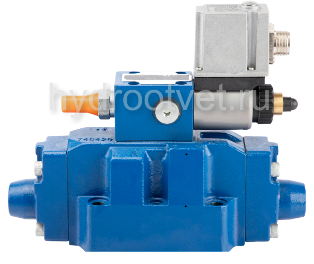 3DREME10P-6X/100YG24K31/A1V - Пропорциональный трехлинейный редукционный клапан со встроенным усилителем (OBE) и предохранительным клапаном, Ду10, давление регулировки до 100 бар, уплотнение V = FKM, сигнал управления A1 = 0–10 В