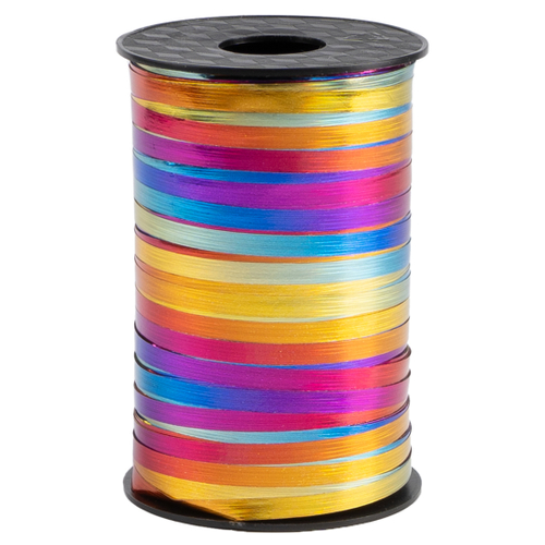 Лента полипропиленовая (0,5 см*250 м) Радужный, Голография, 1 шт.