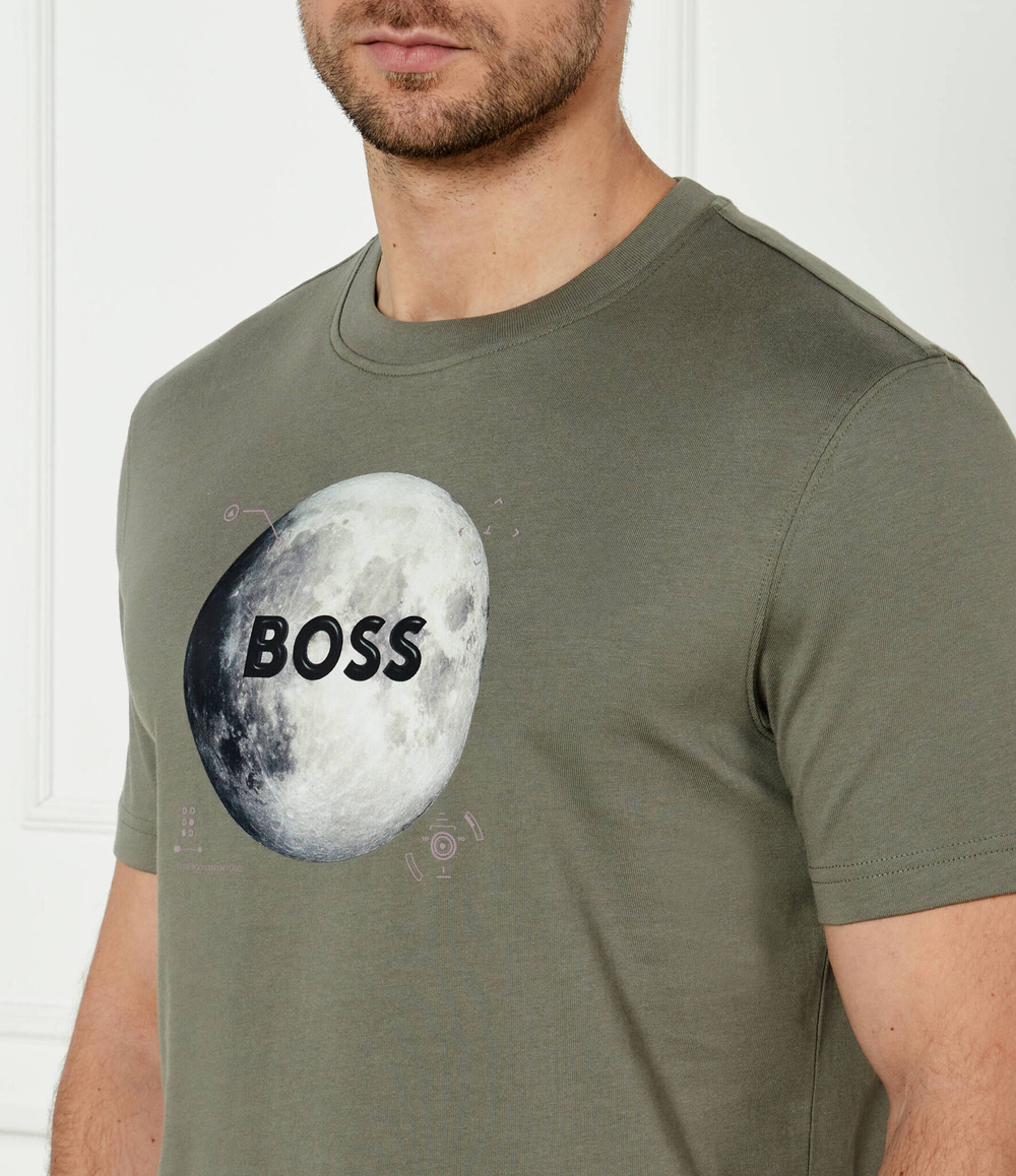 Футболка Moon BOSS ORANGE - серый(50528189)