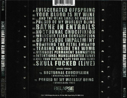 DYING FETUS - Infatuation With Malevolence, музыкальный компакт диск, death metal