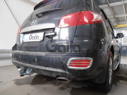 Фаркоп оцинкованный Galia H069A для Hyundai Santa Fe 2006-2012, Kia Sorento 2009-2012(паспорт и сертификат в комплекте)(без электрики)