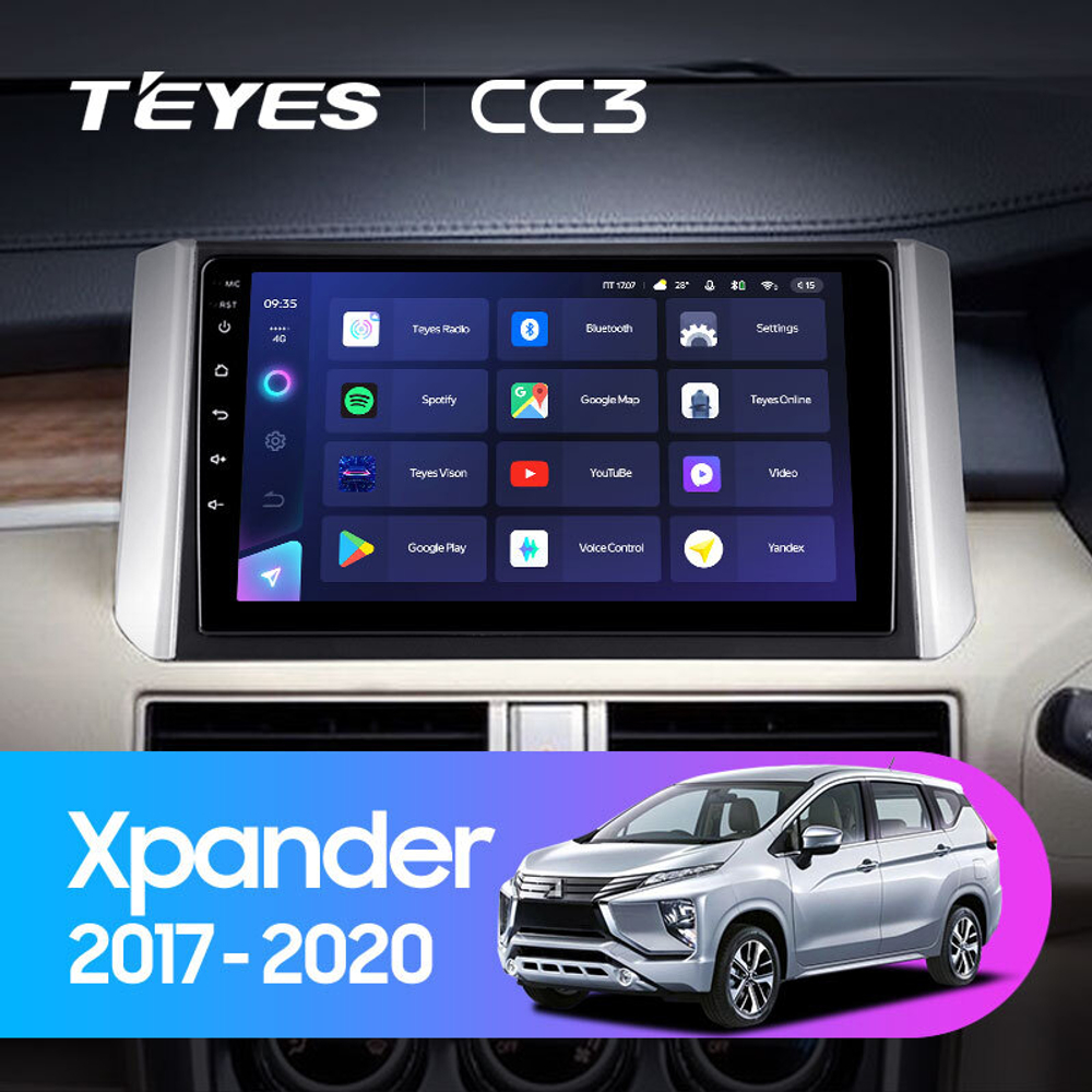 Teyes CC3 9" для Mitsubishi Xpander 2017-2020