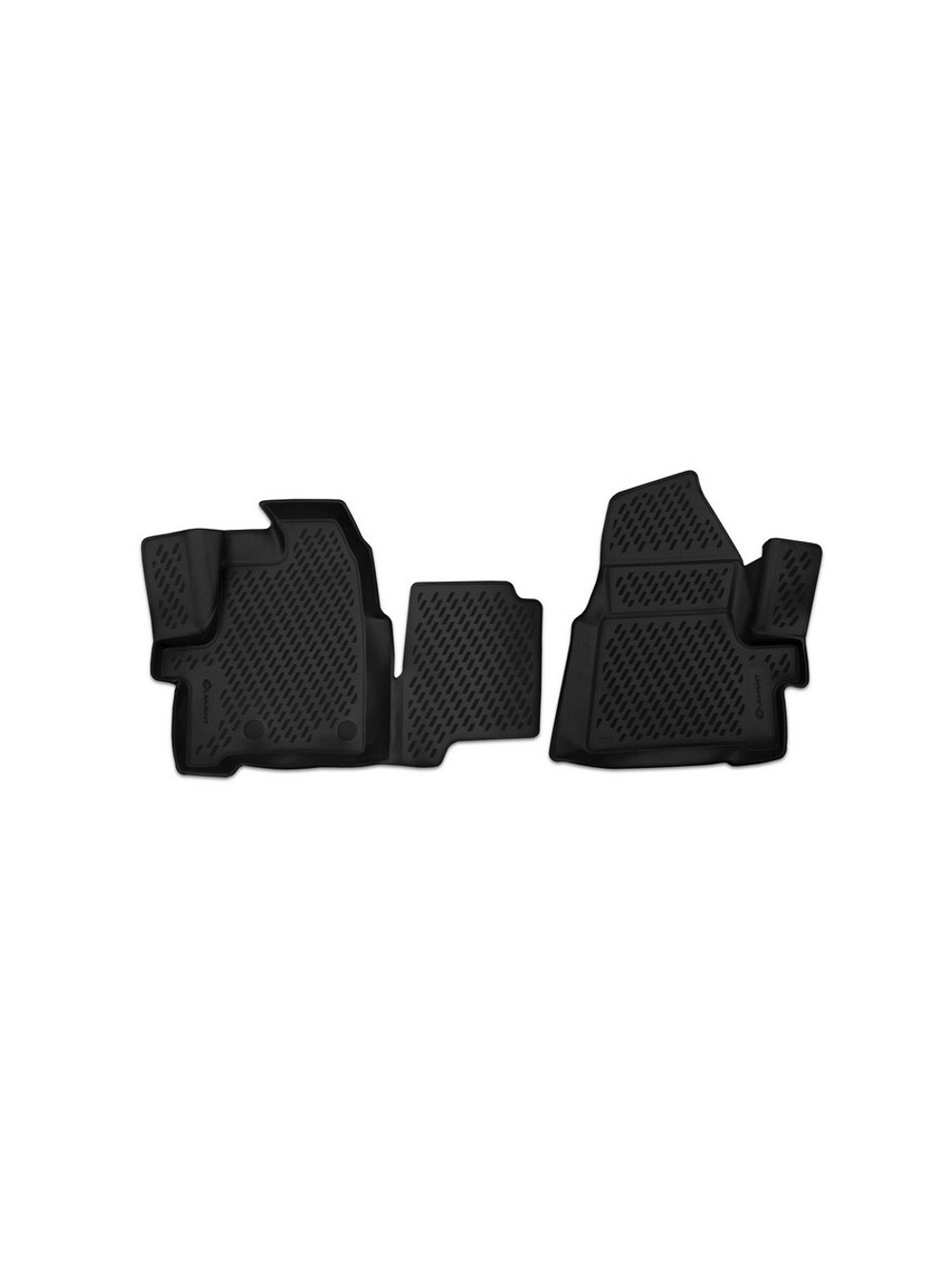 Коврики в салон для FORD Tourneo Custom (1+2 seats), 2013- , 2 шт. (полиуретан) CARFRD00019K