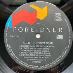 Винтажная виниловая пластинка LP Foreigner Agent Provocateur (Япония 1985) (Оби)