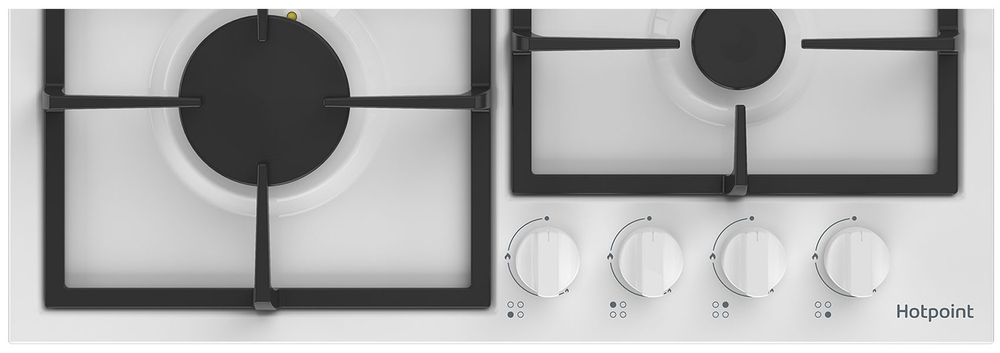 Газовая варочная панель Hotpoint HGMT 642 WH
