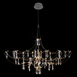Подвесная светодиодная люстра Loft It Mira 10589/900 Silver Asfour