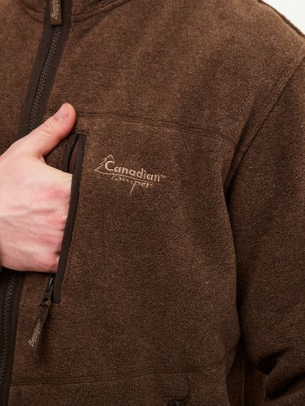 Куртка флисовая Canadian Camper FORKAN, цвет brown