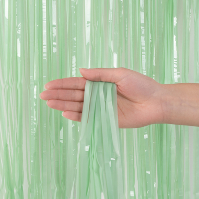Занавес Дождик Салатовый, Макарунс, 100*200 см