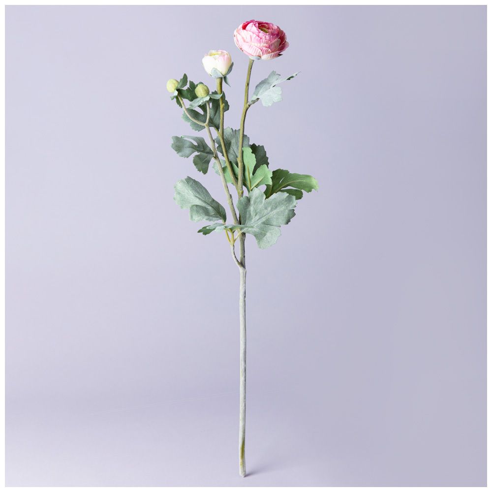 ЦВЕТОК ИСКУССТВЕННЫЙ "РАНУНКУЛЮС" ВЫСОТА=55СМ. (МАЛ.УП=48ШТ/КОР=192ШТ)