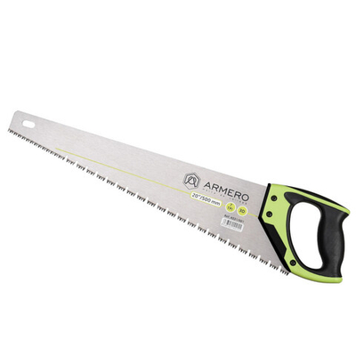Ножовка ARMERO по дереву 500мм, крупный зуб     A531/501