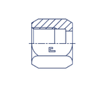 Гайка N JIC 1.1/16"