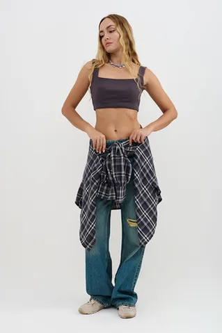 Кроп топ графит