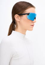 Спортивные очки 720armour Kamikaze C9 / Matte Black / Ultra Blue Lens