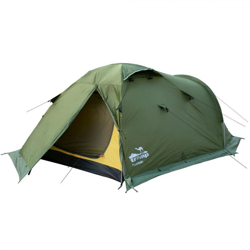 Палатка TRAMP  Mountain 4 (V2), артикул TRT-24, цвет Зеленый