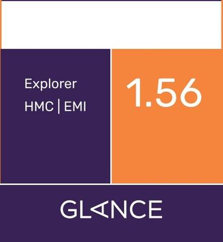 Прогрессивная линза для очков Glance 1.56 Explorer HMC/EMI