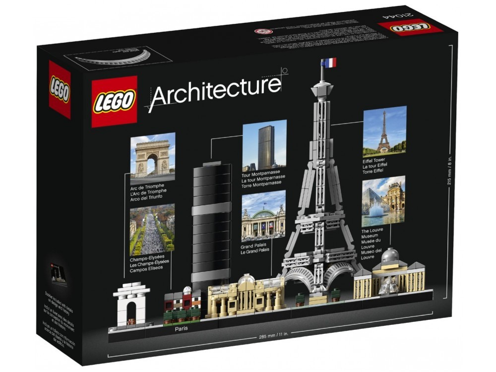 LEGO Architecture: Париж 21044 — Paris — Лего Архитектура