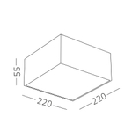 Светильник накладной LED 27W 3000K
