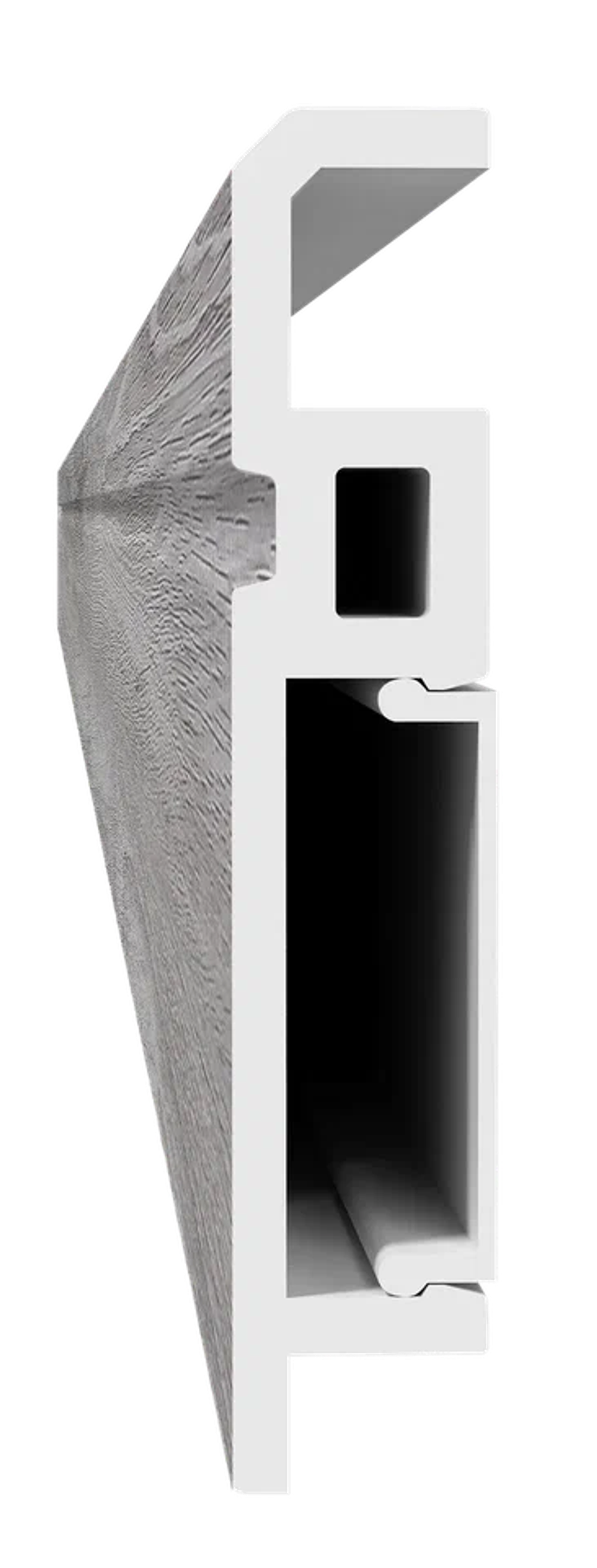 Напольный плинтус ПВХ Foresta Aviv Дуб Лондон FA 004 2000х70х13 мм