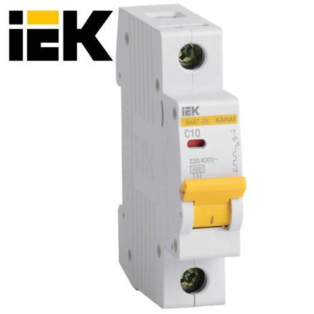 Автоматический выключатель IEK 1-Р 10А