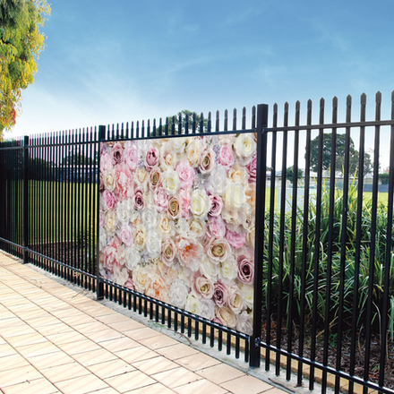 Фотосетка 150х158 см для забора