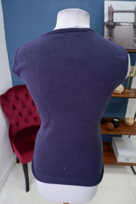 Топ Wool Wers синий стильный 44 размер