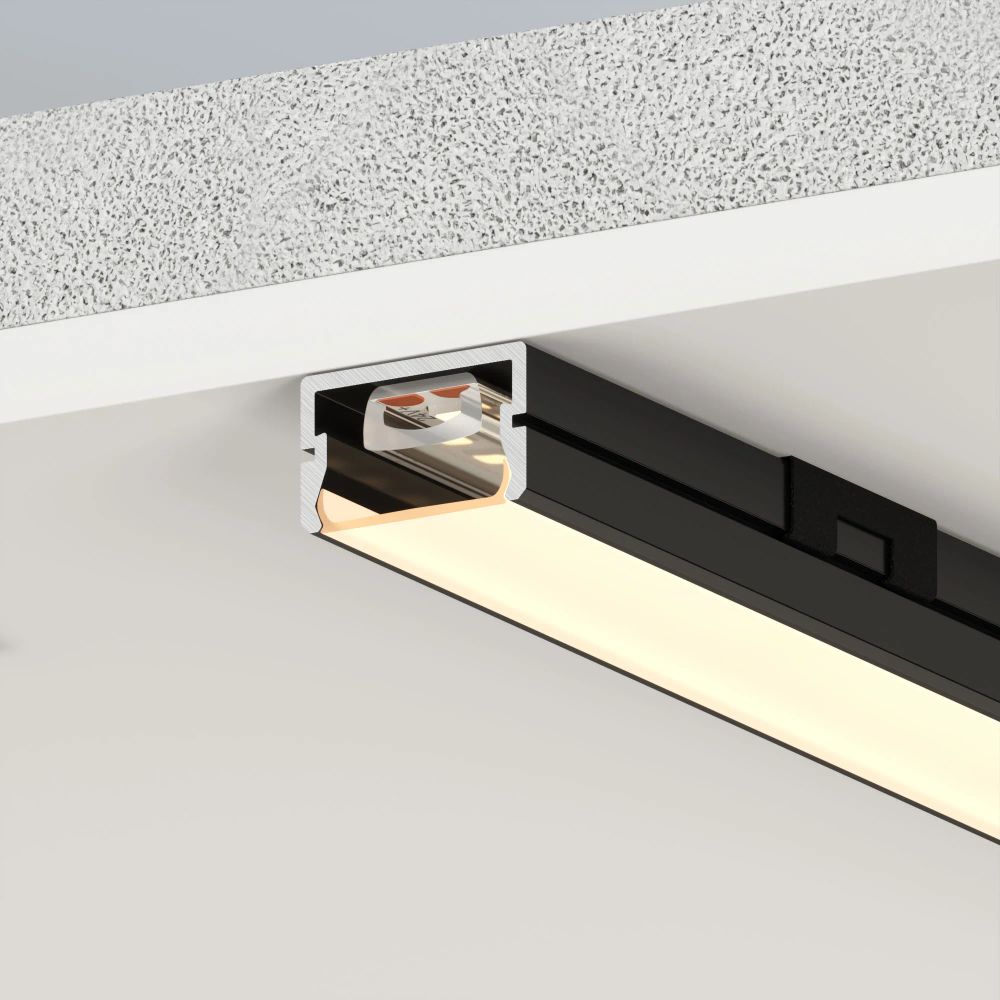 Профиль SILER-3000 ANOD BLACK (Arlight, Алюминий) 058962