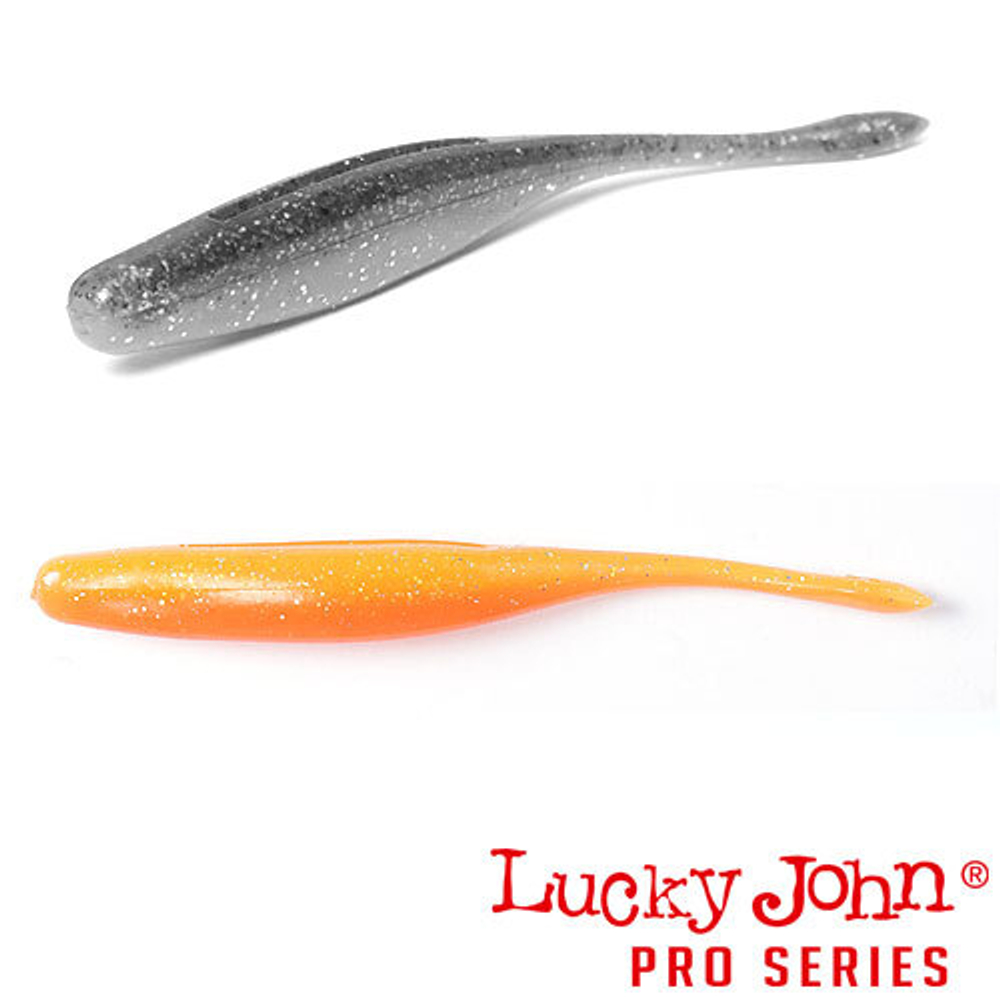 Виброхвосты съедобные Lucky John Pro Series WACKY HAMA STICK 3.5" (89мм/9шт)