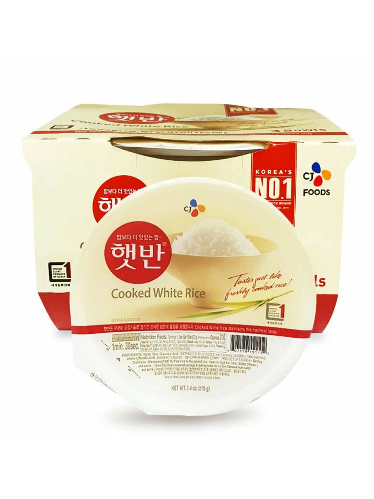 Рис корейский CJ Cheiljedang готовый, 210 г