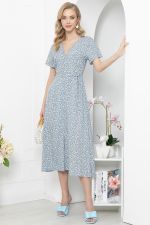 Платье "Римские каникулы" (голубое) П5605 LT Collection