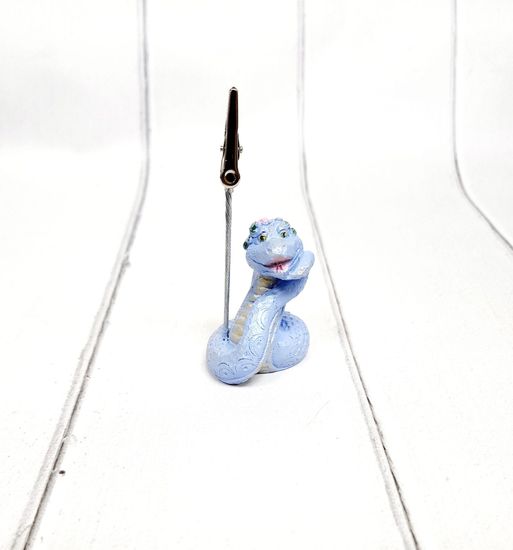 Держатель "Змейка", синяя