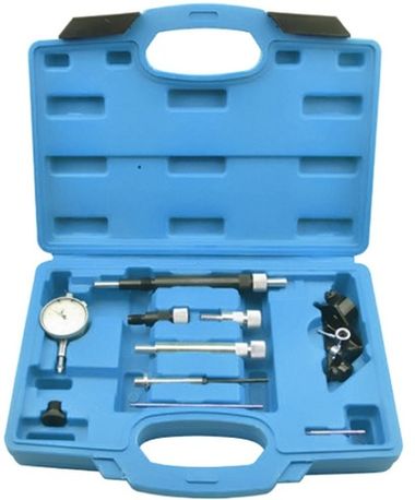 Набор с индикатором для установки угла опережения впрыска топлива дизельных двигателей, в кейсе RockForce##Rock FORCE RF-902G12