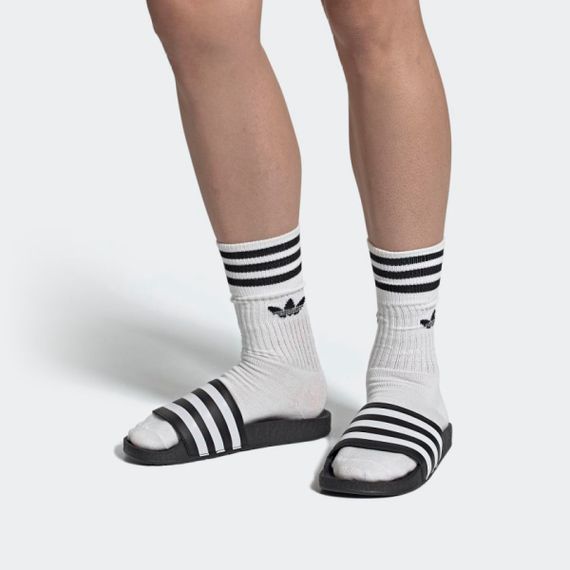 Adidas Adilette Boost 'Black White'