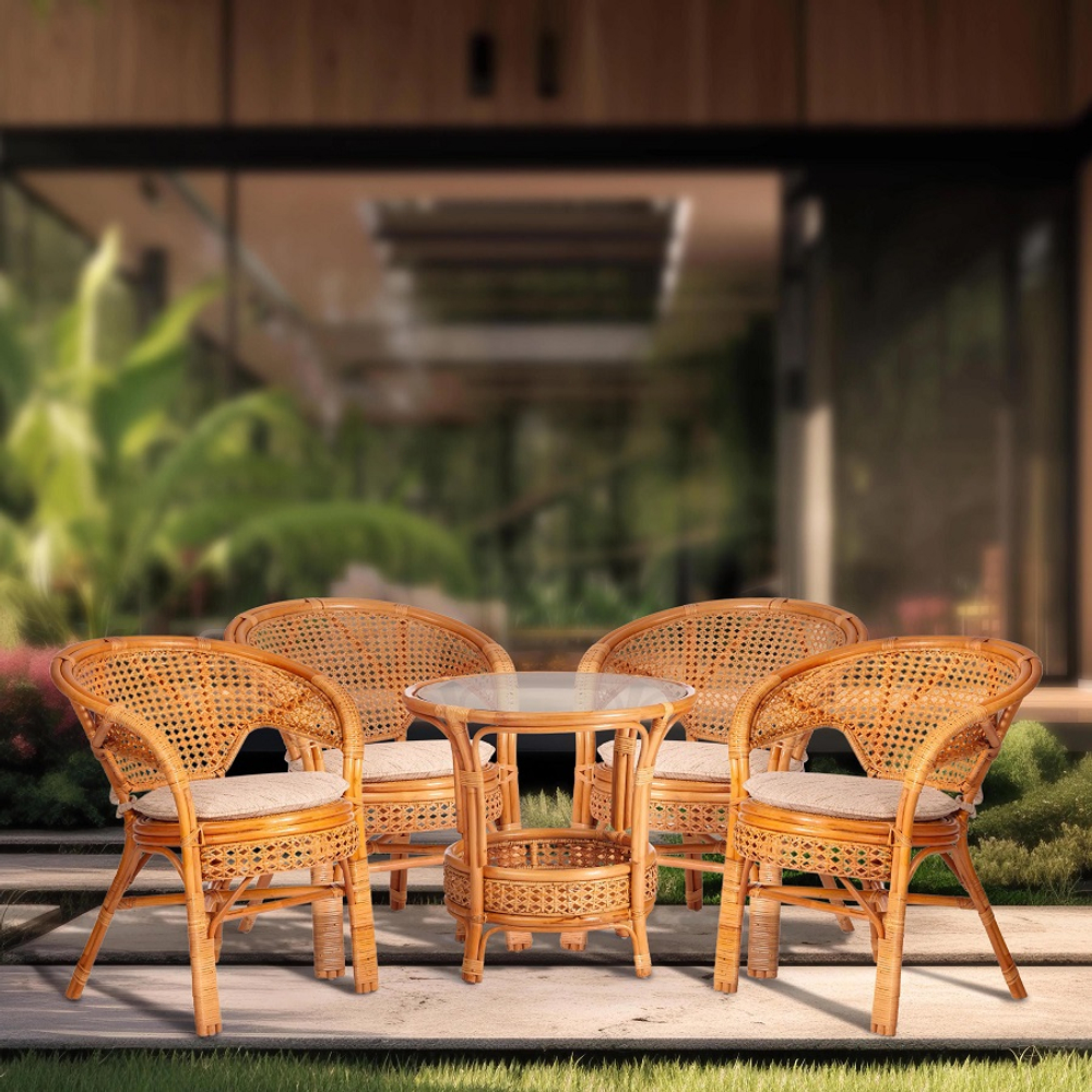 Кресло "PELANGI" ротанг, без подушки, цвет Honey (мед)