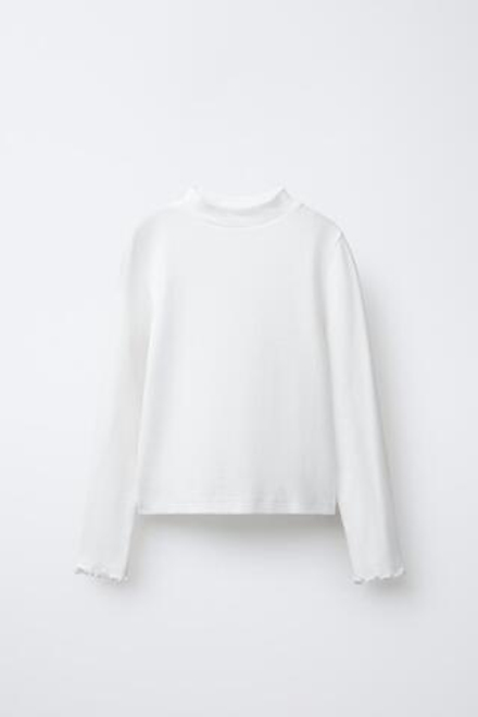 ZARA НАБОР ИЗ ДВУХ ФУТБОЛОК С ВОРОТНИКОМ-СТОЙКОЙ, РАЗНОЦВЕТНЫЙ