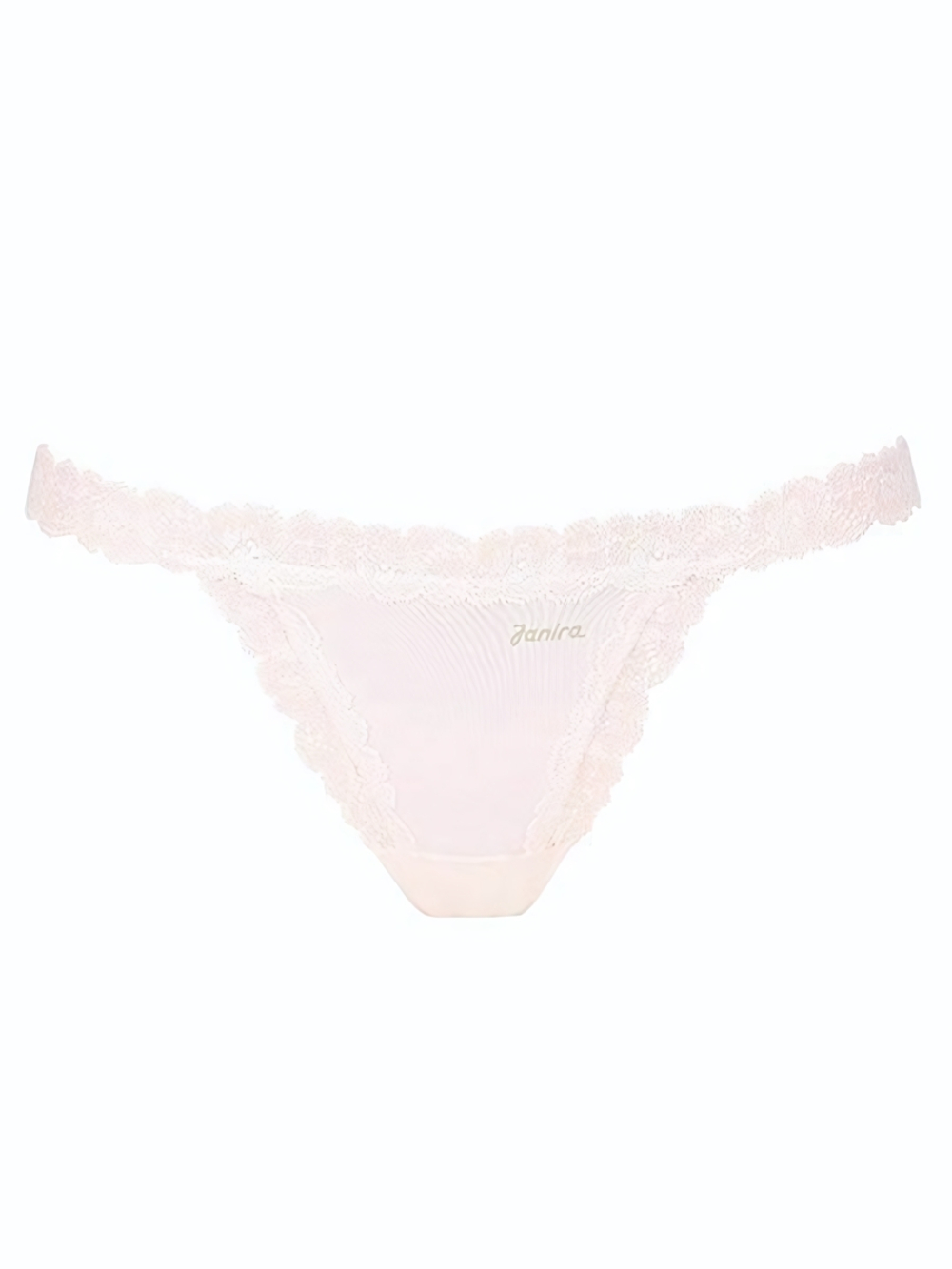 Трусики-танга Fresh Cotton Lace (Размер: S-M) (Цвет: телесный)