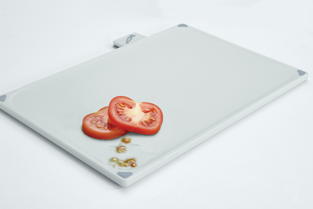 Набор разделочных досок в подставке index large, синий, 4 шт.