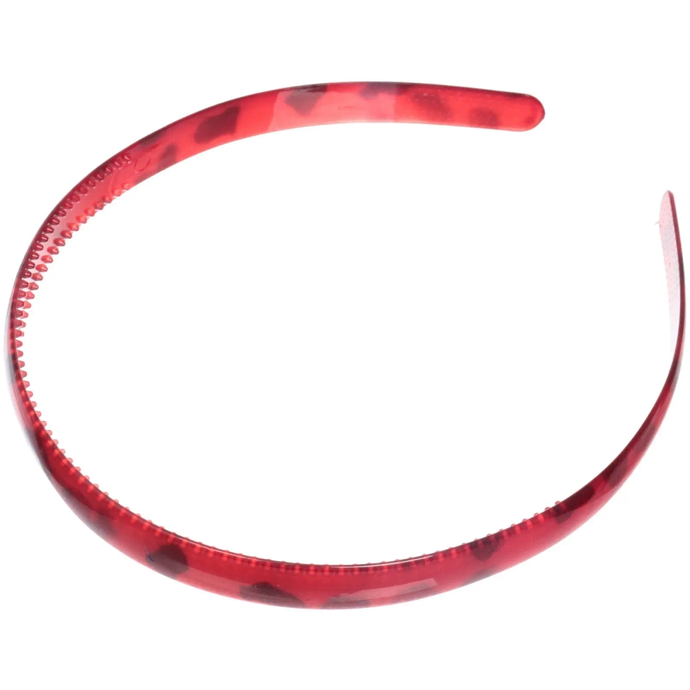 Ободок для волос пластиковый «Province - Kira», леопард, микс 6 цветов, 1,2см