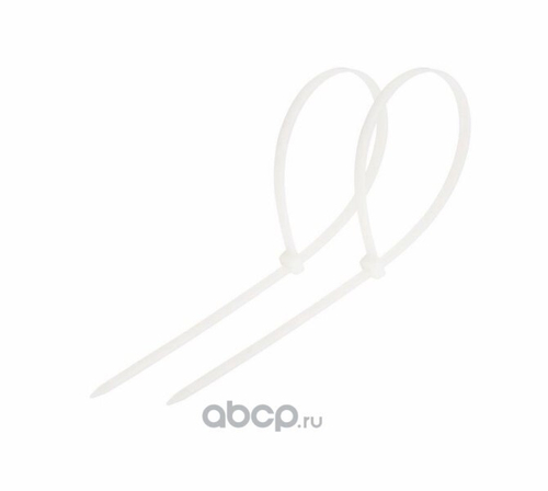 Хомут-стяжка нейлон 3.6*150 мм белая (в уп. 100 шт) (REXANT)