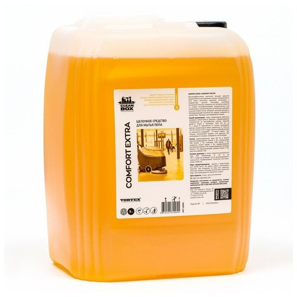 СРЕДСТВО Д/МЫТЬЯ ПОЛА ЩЕЛОЧНОЕ CLEANBOX COMFORT EXTRA 5Л