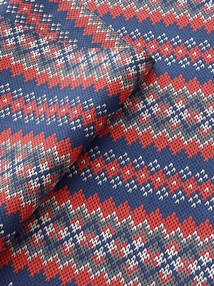 Ткань бязь плательная, рис. "Норвежский рисунок", ширина 150 см, арт. 115