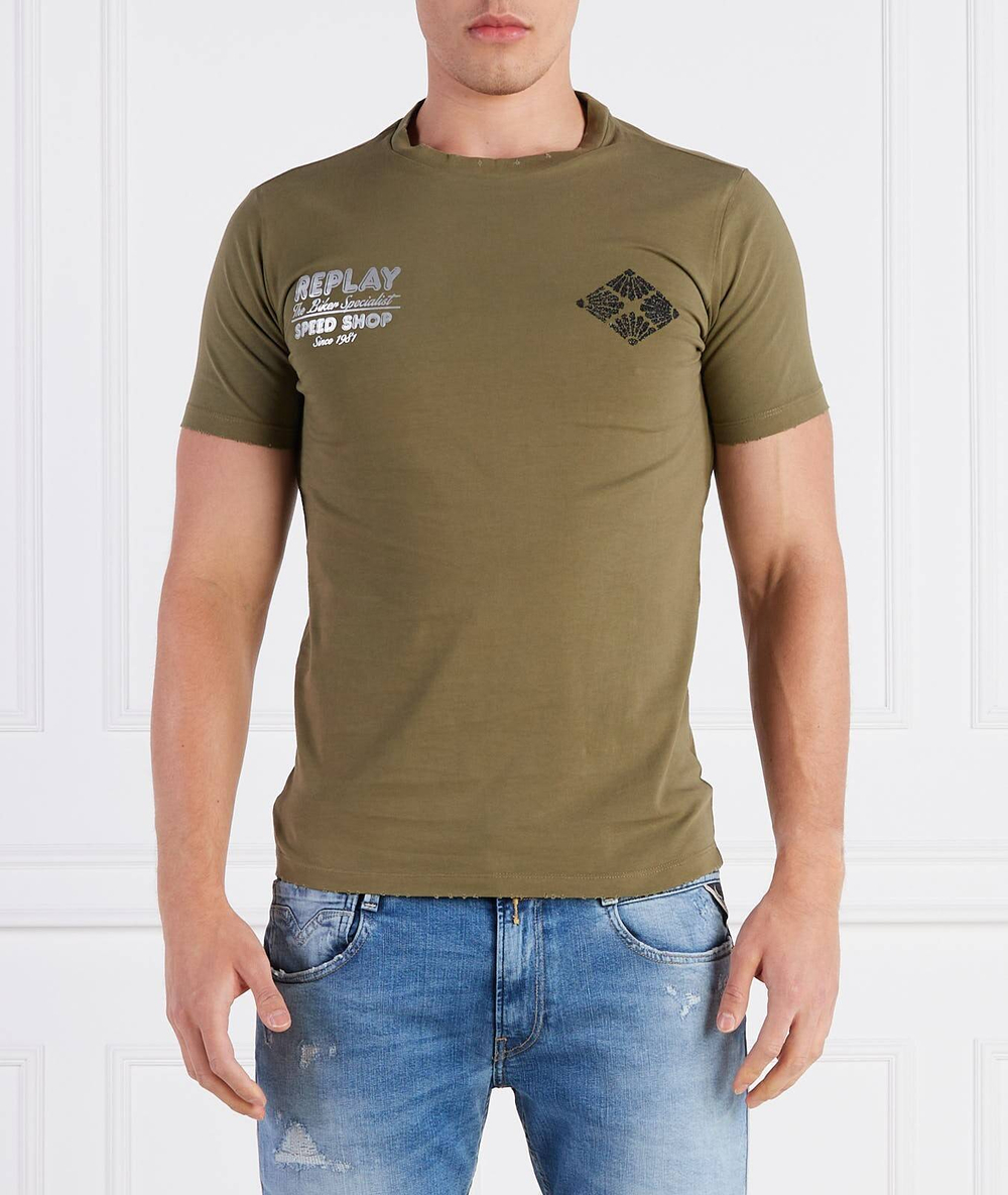 Футболка Replay - хаки(M6499 .000.23188G)